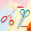 Small Blunt Tip Scissors with Cover Cap Craft Scissors for Travel Student Kids DIY Crafting Cutting Pastel SoftGrip Snip