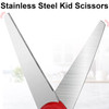 Reginary 78 Pcs Kids Scissors Bulk 5 Inch Student Children Blunt Tip Safety Scissors Multipurpose Rounded Tip for Office