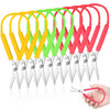 Honoson 10 Packs Loop Scissors for Kids 55 Inches Grip Self Opening Adaptive Special Needs Mini Easy Grip Scissors Right