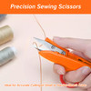 YAFIYGI Thread Snips Scissors for Sewing Small Plastic Sewing Nippers Embroidery Snippers Craft Snip Cutters and Thread