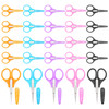 25Pack Small Sewing Scissors Stainless Steel Crafting Scissor Sharp Scissors with Cover Precision Portable Scissor for E