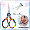 Crochet Scissors Embroidery Scissors Sewing Sharp Crafting Threading With Leather Cover Stainless Steel Vintage Craft Sm