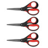LIVINGO 8 Premium Scissors for Office Multipurpose Titanium NonStick Craft Scissors for DIY Sharp Stainless Steel Blades