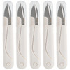 5Pack Stainless Steel Thread Cutter Scissors Ergonomic Versatile and Durable for Crafting Embroidery and Knitting