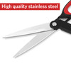 Asdirne True Left Handed Sewing Scissors Heavy Duty MultiPurpose Tailor Scissors Stainless Steel Blades and Comfort Hand