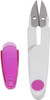 1Pc White Handle and Safety Cover Sewing Scissors Clothes Thread Embroidery Crossstitch Clipper Cutter Tailor NippersSni
