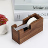 Tape Dispenser Desk Wood Natural Walnut Desktop Tape Dispenser Tape Cutter Perfect for Home School or Office Desk and Cr