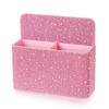 MotiMind Pink Bling Magnetic Pen Holder for Refrigerator Women Girls Locker Accessories Marker Holder for Whiteboard Spa