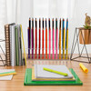 Cabilock Pen Stand DisplayAcrylic Pen Holder 48Slots Makeup Brush Display Stand Eyebrow Pen Art Brush Rack Organizer for