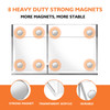 Ameceres Magnetic Pen Holder Classroom Organization Acrylic Marker Holder for Whiteboard Refrigerator Locker Accessories