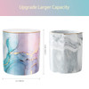 WAVEYU Large Capacity Colored Pen Holder for Desk Ceramic Pencil Holder Makeup Brush Holders Desk Accessories Workspace