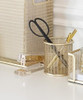 BLU MONACO Gold Metal Mesh Pen Holder for Desk Cute Pen Holder for Desk for Women Wire Mesh Desk Organizer Pencil Cup fo