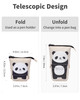 Sooez Standing Pencil Case Cute Stand up Pencil Pouch Telescopic Pen Pouch Portable Pencil Holder Cute Stand up Pencil C