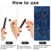 Mozeat Lens 20 Pieces Flashlight Clip Pen Clips Metal Pencil Loop Clip Space Pen Alloy Pen Clips Black Pocket Clip Porta