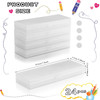 Fainne 24 Pcs Plastic Pencil Case Bulk Pencil Boxes Plastic Stationery Case Frosted Pen Box Pen Holder with Hinged Lid S