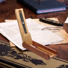 Wooden Pen Case Box Single Fountain Pen Case Empty Pen Box Pen Presentation Display Box Fountain Pen Container for Home
