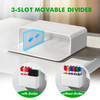 Banafich 2 Pcs Magnetic Dry Erase Marker Holder for Whiteboard Plastic Magnetic Pen Holder for Refrigerator Fridge Magne