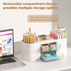 Marbrasse Desk Organizer Pen Holder for Desk with 3 Drawers MultiFunctional Pencil Holder Desk Organizers and Accessorie
