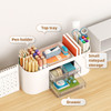Marbrasse Desk Organizer Pen Holder for Desk with 3 Drawers MultiFunctional Pencil Holder Desk Organizers and Accessorie