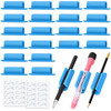 BOBOKA 20Pcs Pencil Holder for Desk Adhesive Pen Holder for Classroom Clipboard Attachment Silicone Pencil Holder Marker
