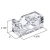 Amazing Abby Tanya Acrylic Tape Dispenser 1Pack Plastic Label Roll Holder Clear Sticker Organizer Perfect Office Desktop