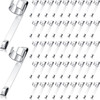 Zonon Metal Pencil Clips Slide on Pencil Pocket Epoxy Pen Clips Snap In Ink Pen Holder Hangable Portable for Pocket Offi