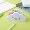 1 Pc White Tape Desk Dispenser Cute Tape Cloud Tape Cutter with Rainbow Novelty White Tape Dispenser Holder for Home Sch