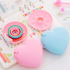 Pink Portable Candy Color Tape Dispenser HeartShaped Tape Dispenser Cute Roll Tape Adhesives and Fasteners Tape Organize