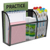 KZWKRG Magnetic Pencil HolderMagnetic Basket for Fridge 3Grid Mesh Magnetic Pen Holder for Refrigerator Extra Strong Mag