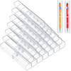 Spakon 40 Pieces Pen Gift Boxes Acrylic Plastic Pen Cases Storage Plastic Pencil Box Case Transparent Pencil Container f