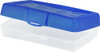 Storex Pencil Case 838 x 563 x 25 Inches Opaque Blue Box of 12 61623A12C