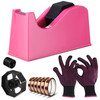Sabary 9 Pcs Heat Tape Dispenser Set Sublimation Tapes Dispenser Adhesive Roll Holder 2 Pcs Heat Resistant Gloves with S