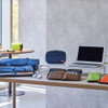 LIHIT LAB Large Capacity Zipper Pencil Case For School Office College Big Capacity 4 Compartments Pencil Bag Holder Adul
