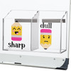 Acrylic Magnetic Pencil Holder for Classroom Magnetic Dry Erase Marker Holder for Whiteboard Fridge Nonslip Sharp Dull B