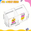 Acrylic Magnetic Pencil Holder for Classroom Magnetic Dry Erase Marker Holder for Whiteboard Fridge Nonslip Sharp Dull B