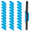 PATIKIL Pen Holder for Desk 30 Pack Adhesive Pencil Holders Silicone Pencil Holder for Classroom Office Accessories Teac