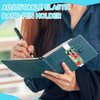 Crtiin 4 Pieces Adjustable Elastic Band Pen Holder Pencil Holder Pen Sleeve Pouch for Hardcover Journals Notebooks for B