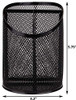 Nicunom 4 Pack Pen Holder Mesh Pencil Holder Round Pen Cup for Desk 3 Compartments Desktop Pencil Organizer for Office H