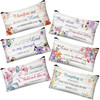 Zonon 6 Pieces Inspirational Bible Verse Pencil Pouch for Women Christian Bible Study Journaling Supplies Scripture Canv