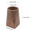 Wood Pen Holder For Desk Pencil Cup Whole Piece Black Walnut Wooden Organizer Caddy Stand Durable Vintage Rustic Box For