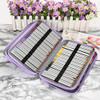 BTSKY 300 Slots Colored Pencil Organizer Deluxe PU Leather Pencil Case Holder with Handle Strap Pencil Box Large for Col
