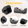 12pcs Tape Dispenser Core Plastic Tape Dispenser Replacement Core Transparent Tape Dispenser Roll Insert Tape Dispenser
