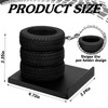Feifeiya Tire Shape Stationery Set Tire Shaped Pen Holder Metal Business Card Holder Automotive Business Card Organizer