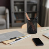 Comix Pen Holder Desk Organizer Wire Mesh Pencil Cup with Foam Pad and NonSlip Bottom Office Supplies Desk Accessories f