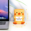 SKYDUE Crocheted Pen Pencil Holder with Inspirational Card Handmade Desk Organizer for Office School Home Functional Des