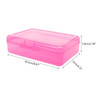 Ykimok Large Capacity Clear Pencil Box Pencil Case Plastic Pencil Boxes Stackable Design Supply Boxes for School Classro