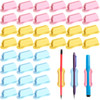 Sherr 48 Pack Adhesive Pencil Holders for Desk Upgraded Pen Holder for Desk Silicone Flexible Adhesive Pen Marker Organi