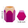 Newkita Pencil Shaped Desktop Pen Holder Multifunctional Cute Storage Stationery Pen Stand Aesthetic Desk Organizer for