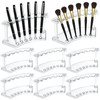 SOUJOY 8 Pack Acrylic Pen Display Stand 6Slot Pen Holder Rack Eyebrow Pen Stand Makeup Brush Rack Organizer for School O
