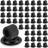 Colarr 50 Pcs Pen Holder Clips for Clipboard Manganese Steel Pen Holder Adjustable Self Adhesive Spring Loop Pencil Orga